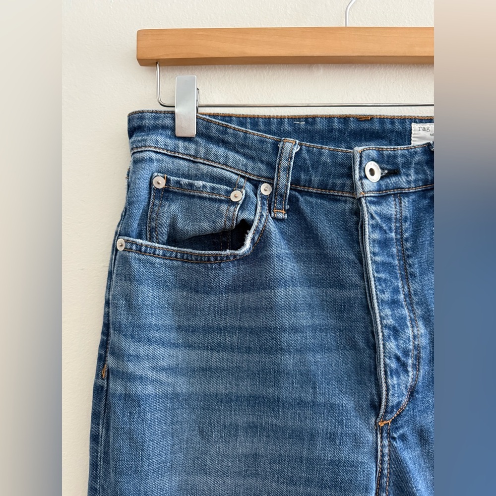 Rag & Bone Nina High Waist Ankle Cigarette Jeans, Size 29 - Picture 6 of 16
